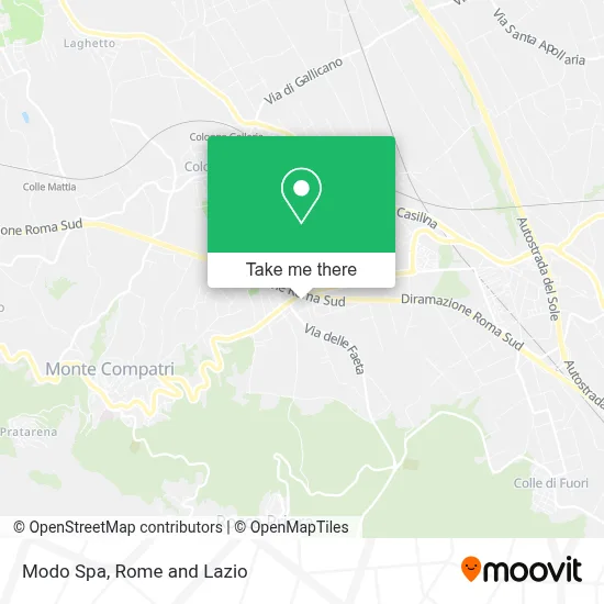 Modo Spa map