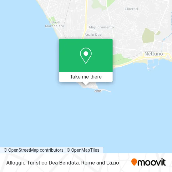 Alloggio Turistico Dea Bendata map