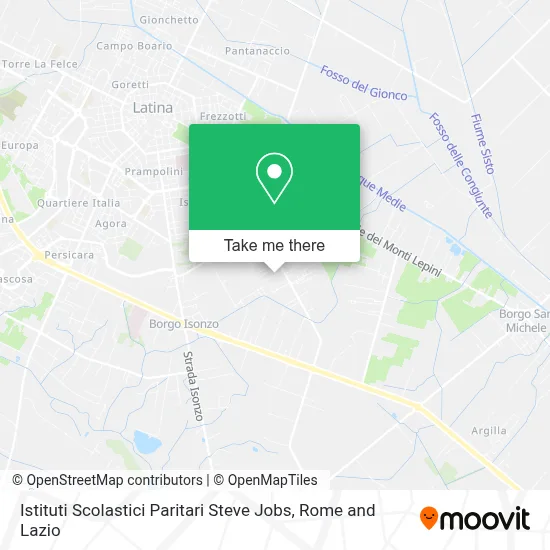 Istituti Scolastici Paritari Steve Jobs map