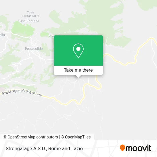 Strongarage A.S.D. map