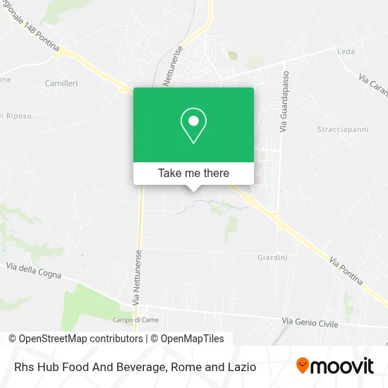Rhs Hub Food And Beverage map