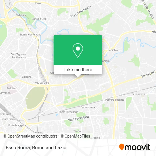 Esso Roma map