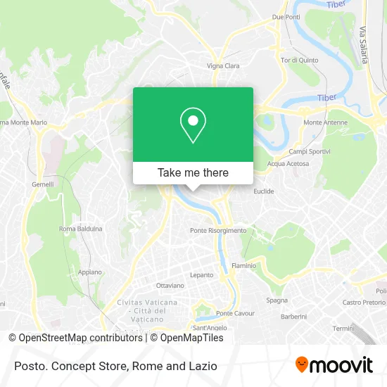 Posto. Concept Store map