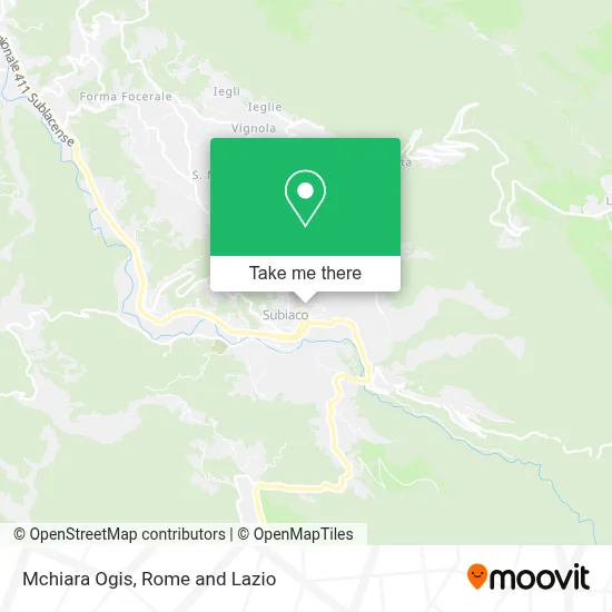 Mchiara Ogis map