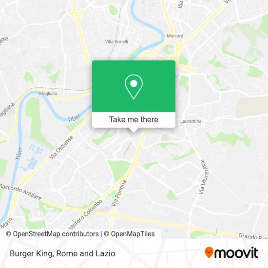 Burger King map