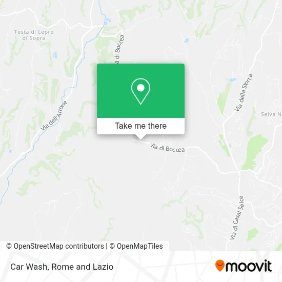 Car Wash map