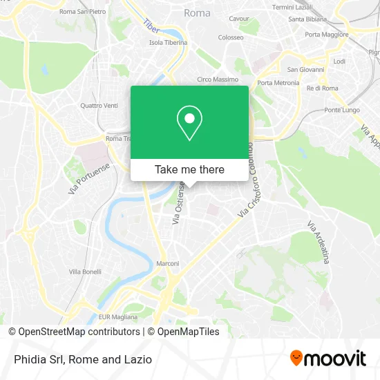 Phidia Srl map