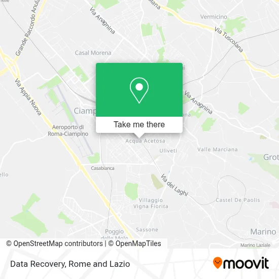 Data Recovery map