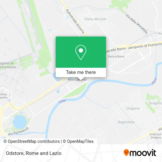 Odstore map