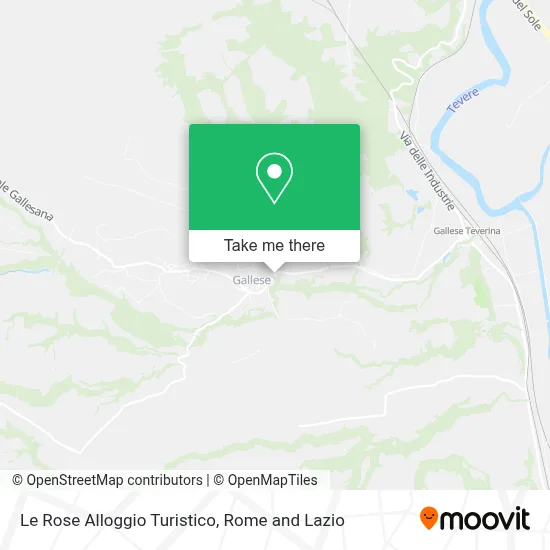 Le Rose Alloggio Turistico map