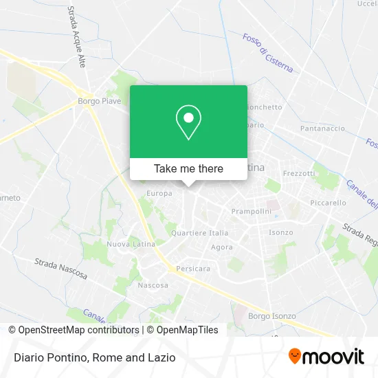 Diario Pontino map