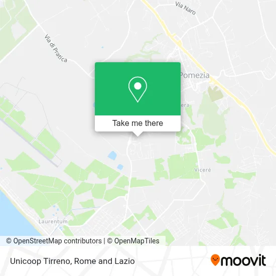 Unicoop Tirreno map