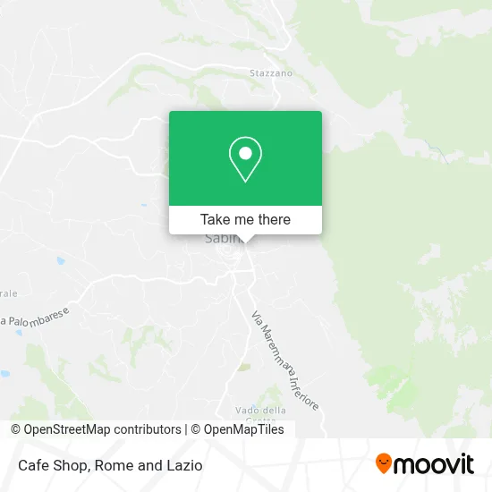 Cafe Shop map