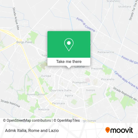 Admk Italia map