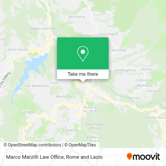 Marco Marzilli Law Office map