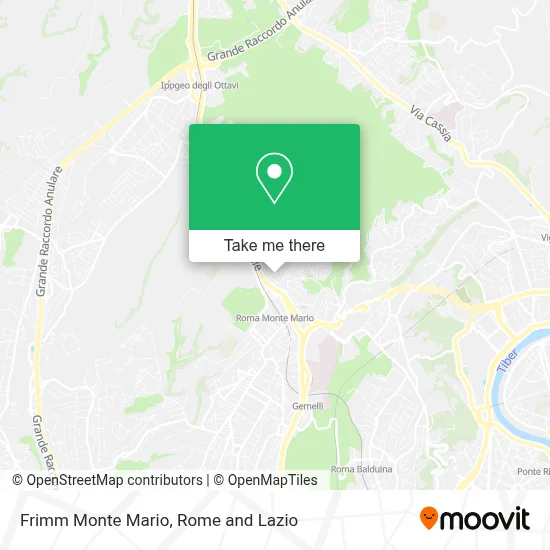 Frimm Monte Mario map