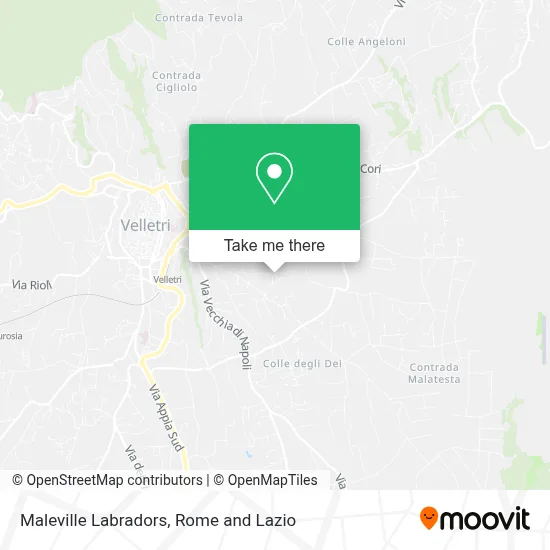 Maleville Labradors map
