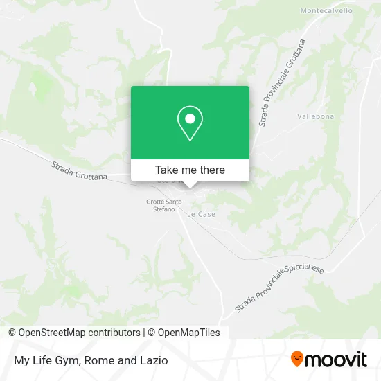 My Life Gym map