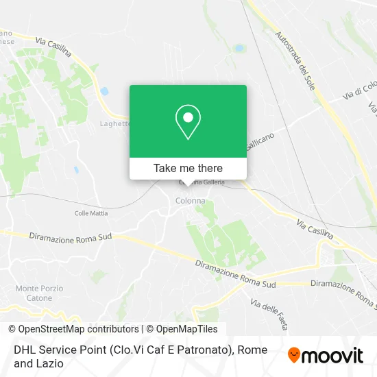 DHL Service Point (Clo.Vi Caf E Patronato) map