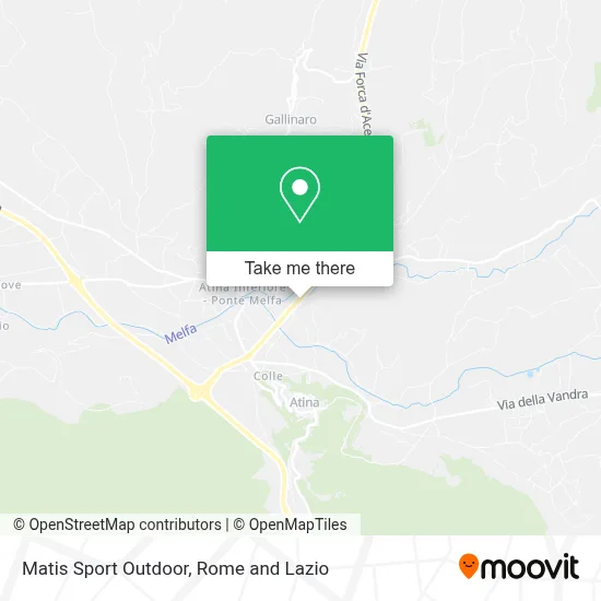 Matis Sport Outdoor map