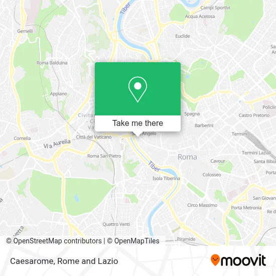Caesarome map
