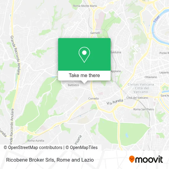 Ricobene Broker Srls map