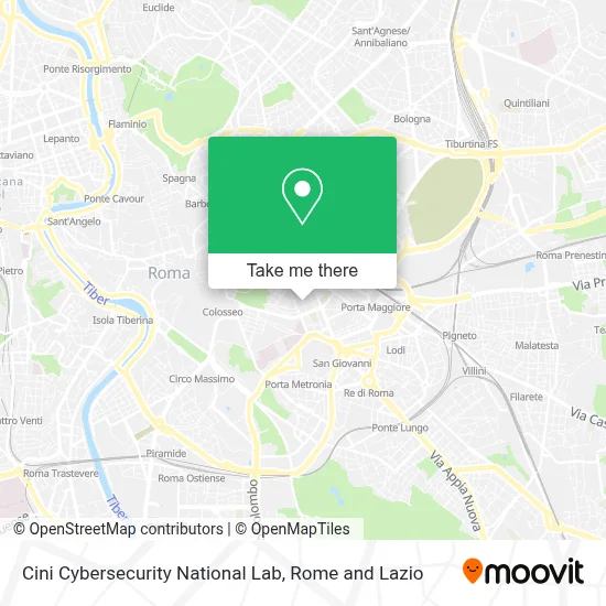 Cini Cybersecurity National Lab map