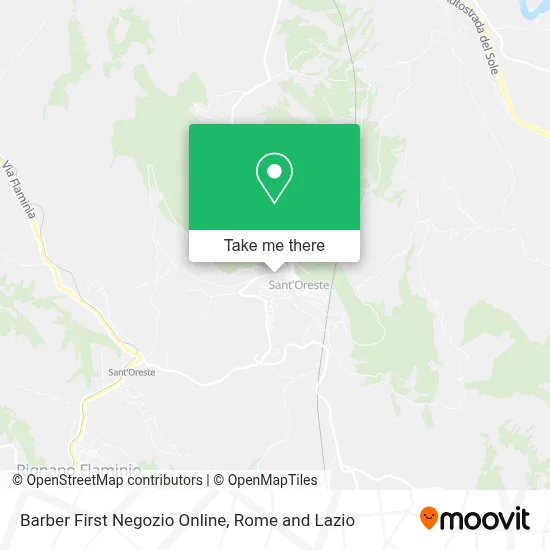 Barber First Negozio Online map