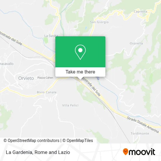 La Gardenia map