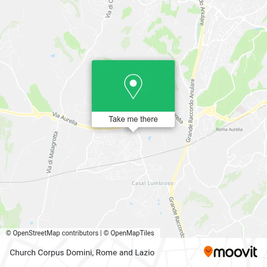 Church Corpus Domini map