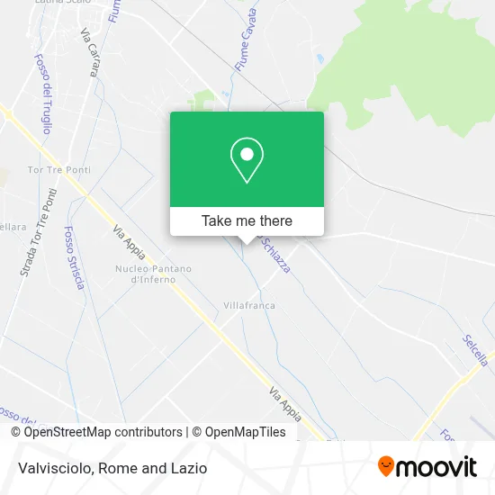 Valvisciolo map