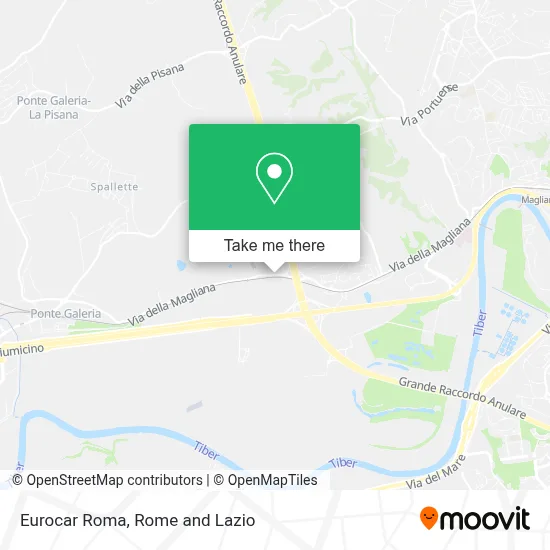 Eurocar Roma map