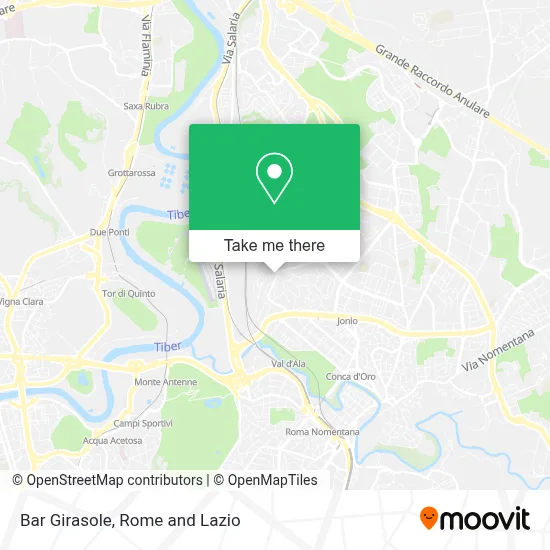 Bar Girasole map