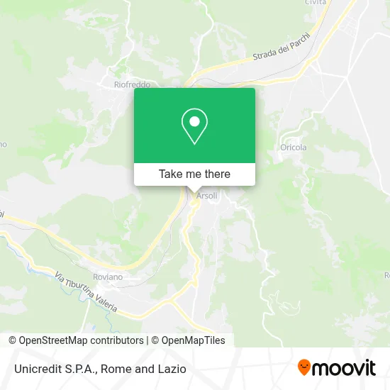 Unicredit S.P.A. map