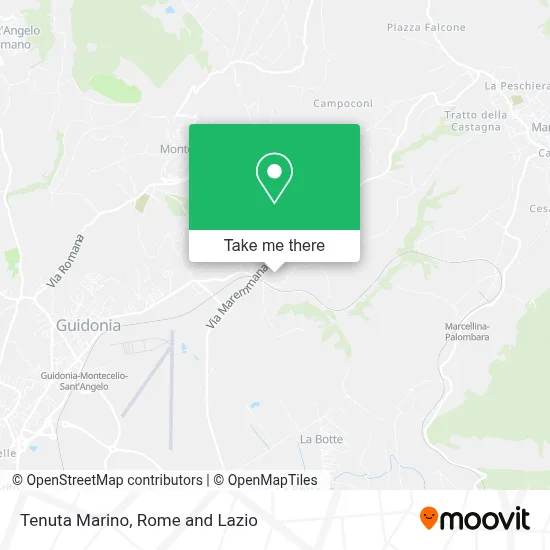 Tenuta Marino map