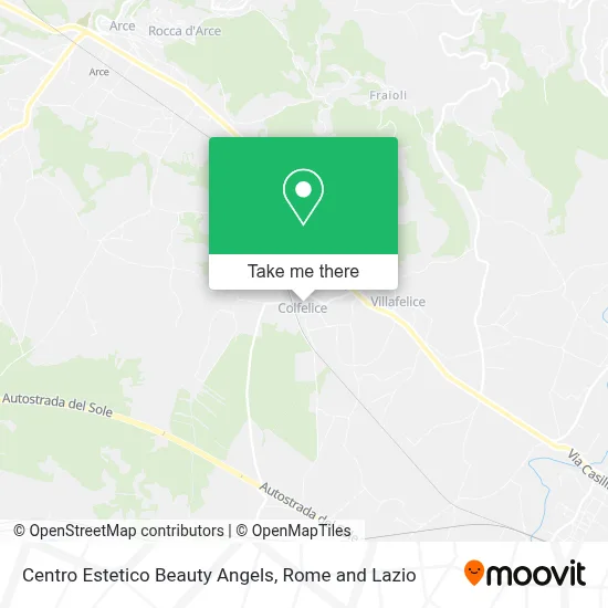 Centro Estetico Beauty Angels map