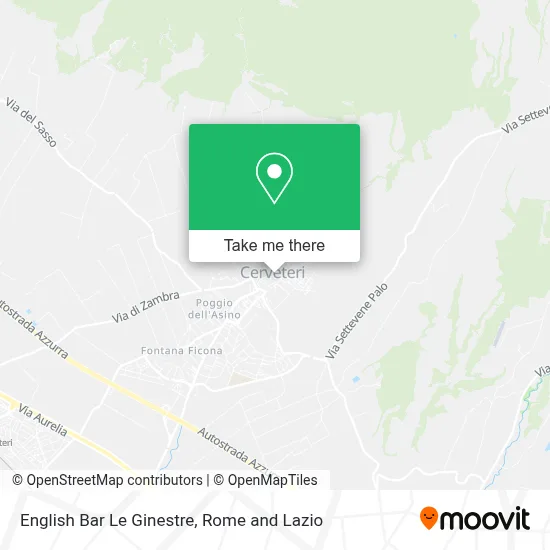 English Bar Le Ginestre map