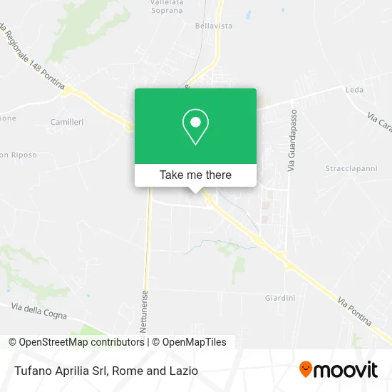 Tufano Aprilia Srl map