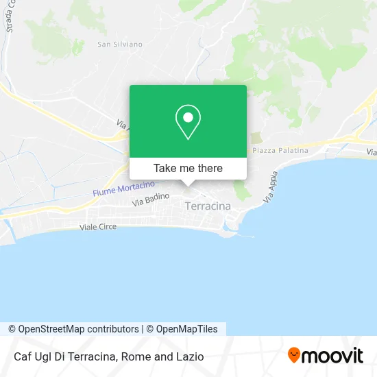 Caf Ugl Di Terracina map
