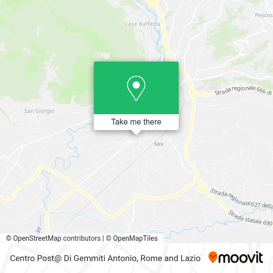 Centro Post@ Di Gemmiti Antonio map