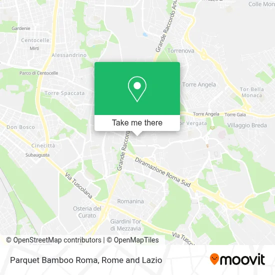 Parquet Bamboo Roma map