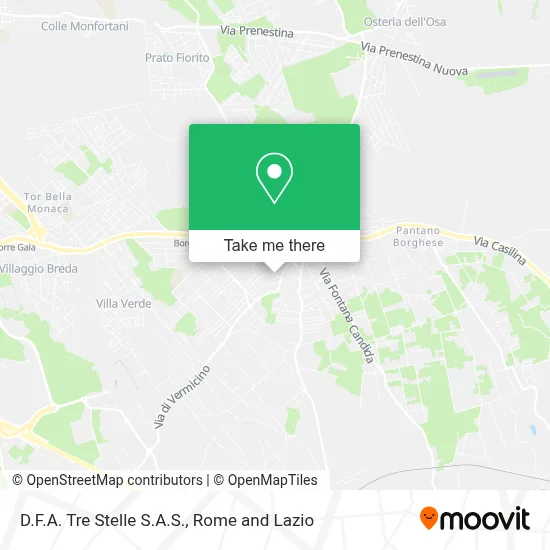 D.F.A. Tre Stelle S.A.S. map
