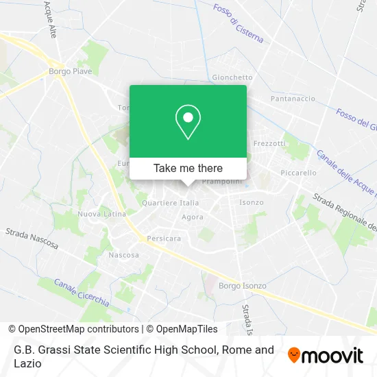 G.B. Grassi State Scientific High School map