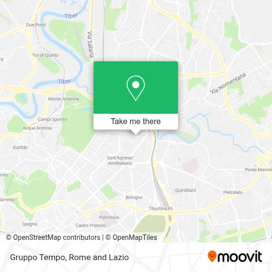 Gruppo Tempo map