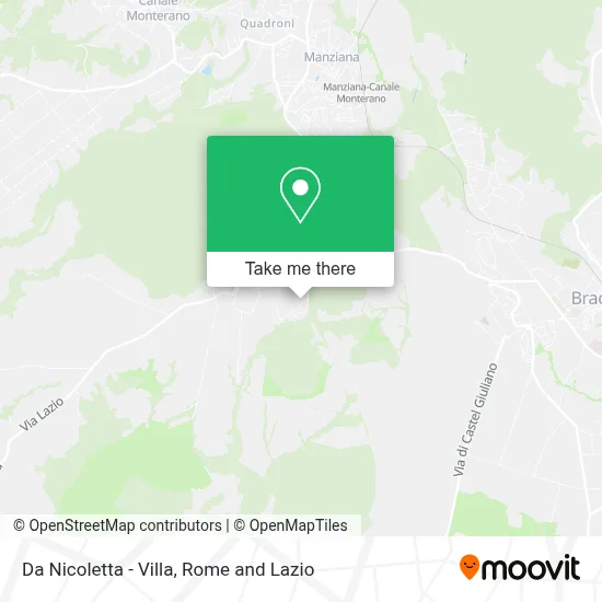 Da Nicoletta - Villa map