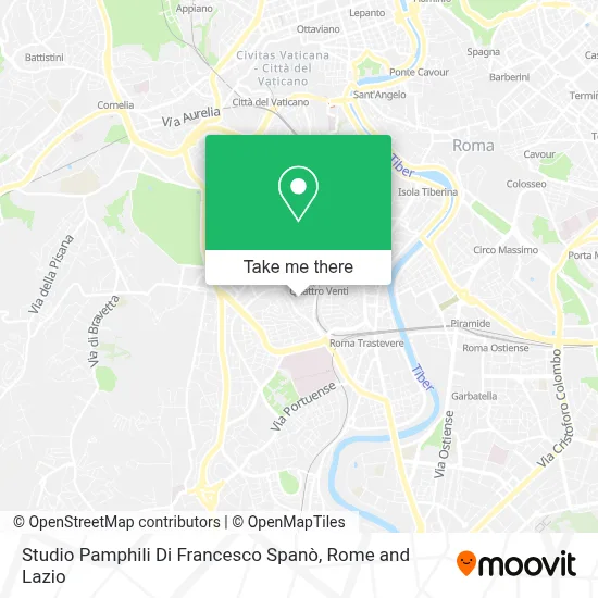 Studio Pamphili Di Francesco Spanò map