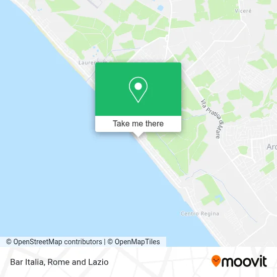 Bar Italia map