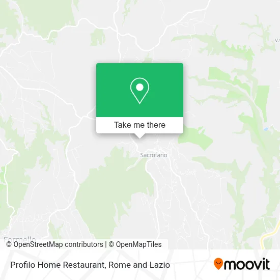 Profilo Home Restaurant map