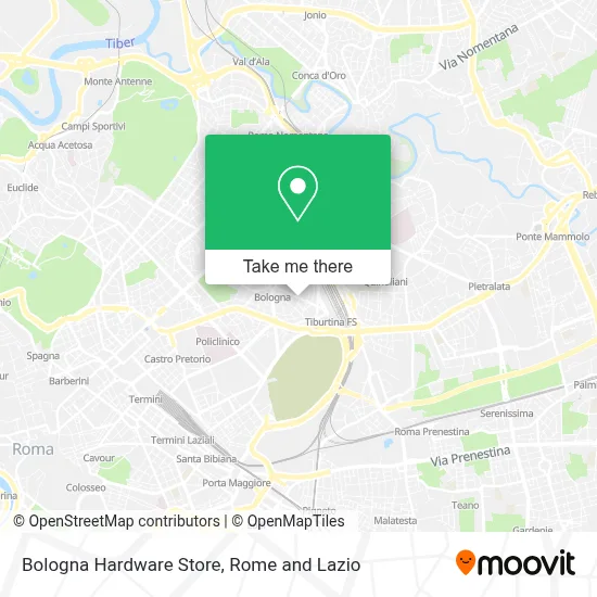 Bologna Hardware Store map