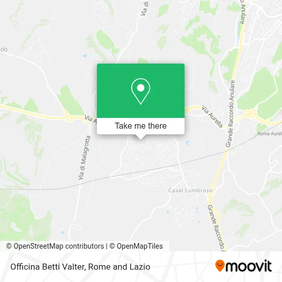 Officina Betti Valter map